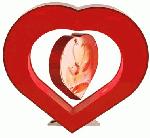 Рамка за снимки сърце гравитация